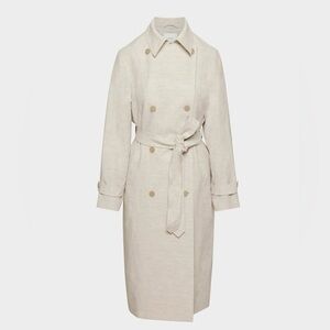 Wilfred Aritzia Linen Trench Coat